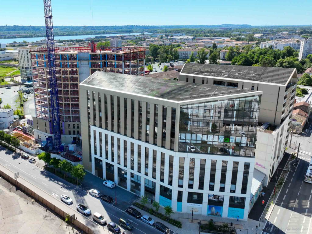Construction tour Silva Bordeaux Bureau detudes SERBA Crédit photo Pierre COLIN Groupe Novam Ingenierie-2